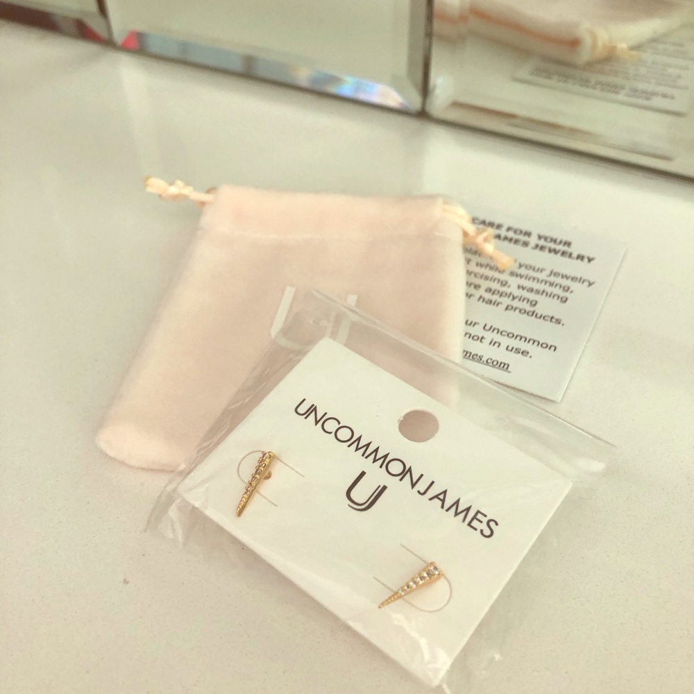 Uncommon James 12 South gold earrings